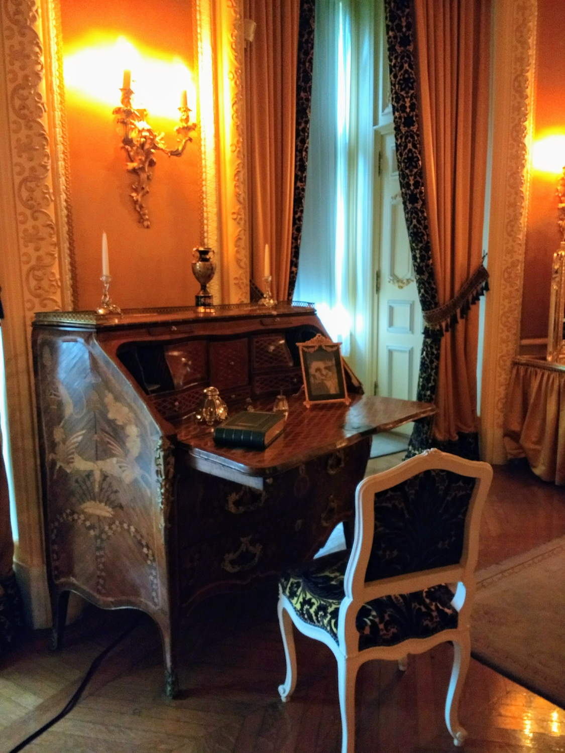 Desk in Edith Vanderbilt's bedroom